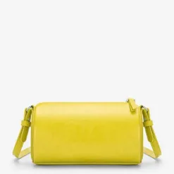 Trapezoidal shoulder bag with decorative clasp - SHO 0288 - Black