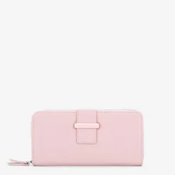 Clutch with decorative lock of the same color - WAL 0329