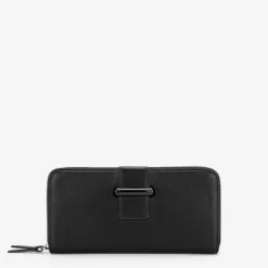 Clutch with decorative lock of the same color - WAL 0330