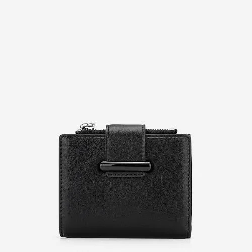 Clutch with decorative lock of the same color - WAL 0332