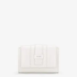 Clutch with decorative lock of the same color - WAL 0333