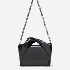 Clutch with decorative lock of the same color - WAL 0336