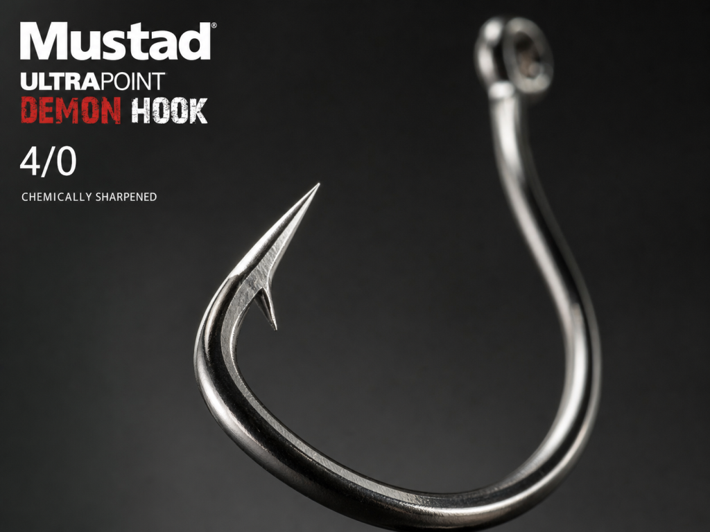 mustad ultra point demon hook 4/0