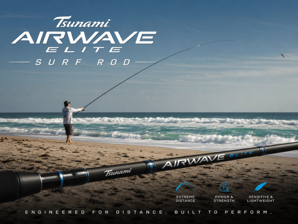 tsunami airwave elite surf rod