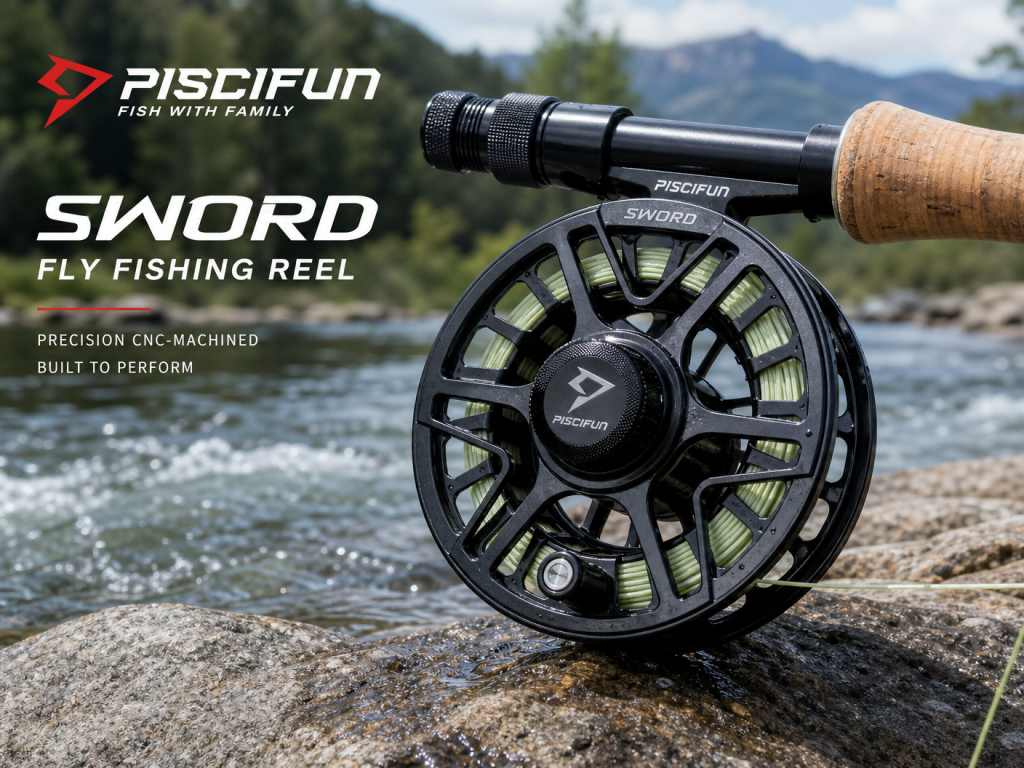 piscifun sword fly fishing reel